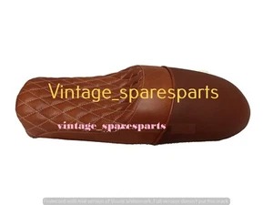 Fit For Royal Enfield Interceptor Continental GT 650 Pure Leather Touring Seat - Picture 1 of 6