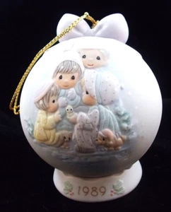 04 Precious Moments # 523062 Paz en la Tierra 1989 - Arco y Flecha APM 1983 - Imagen 1 de 4