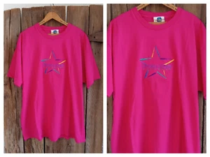 Camiseta Universal Studios Hollywood Vintage Años 90 Rosa Bordada Para Hombre Talla XL *A - Imagen 1 de 9