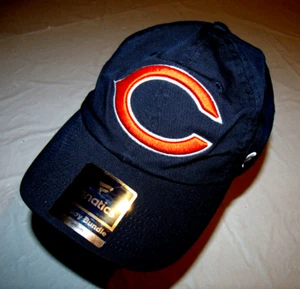 Chicago Bears Dark Blue Slouch Hat Fanatics Medium Adjustable Strap Cotton - Picture 1 of 6