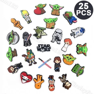 25PCS Star Wars PVC Shoes Charms For Croc And Jibbitz Decoration Accessories - Picture 1 of 13