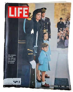 Vintage Life Magazine Mrs Kennedy December 6 1963 - Picture 1 of 5