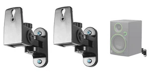 (2) Hidden Wall Mount Swivel Brackets For Mackie CR3 Studio Monitor Speakers - Picture 1 of 9