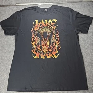 Jake The Snake Tee Shirt Black Classic Pro Wrestling 2XL - Picture 1 of 6