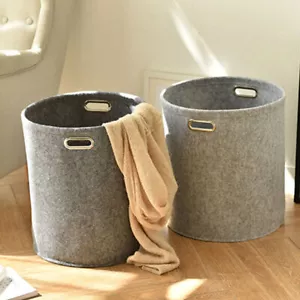 Laundry Basket Dirty Washing Clothes Storage Folding Bin Toys Bag Hamper Basket - Picture 1 of 9