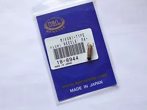 Yamaha YFM350 YFM400F YFM660F Grizzly Mikuni Carburetor Float Needle K&L 18-8944 - Foto 1 di 1