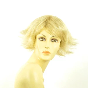 Perruque femme courte blond doré méché blond très clair LOUNA 24BT613 - Imagen 1 de 8