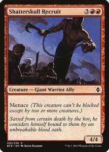 Shatterskull Recruit - BFZ (Battle for Zendikar) #155 MTG Magic The Gathering - Picture 1 of 1