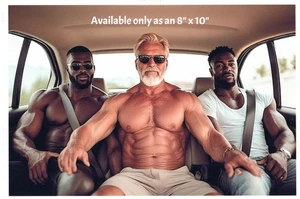 Hübsche Beefcake Männer von gestern 8x10 Fantasy Foto Foto Reprint 507 - Bild 1 von 1