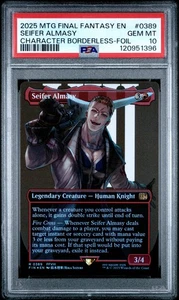 Seifer Almasy #0389 2025 Magic MTG Final Fantasy Borderless-Foil PSA 10 - Picture 1 of 2