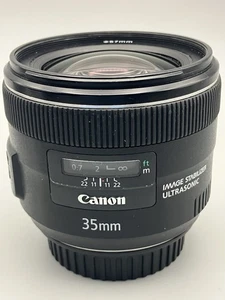 Canon EF 35mm f/2 IS USM AF Wide Angle Lens EF Mount - Picture 1 of 4