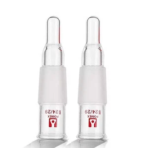 Chemistry  Glassware Adapter 14#-29# 40-200mm Thermometer Inlet Sealed Base ca - Picture 1 of 8