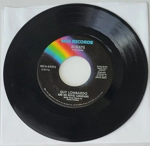 Guy Lombardo & His Royal Canadians "Always & Easter Parade" 45 RPM 7" Vinyl Rec - Imagen 1 de 2