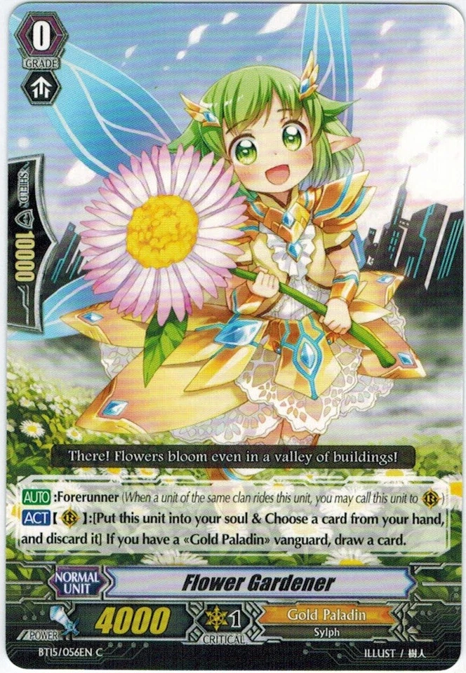 4 x Flower Gardener - BT15/056EN - C Near Mint / Mint, English - Image 1 of 1