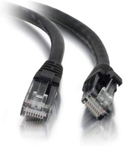 Cat5e Ethernet RJ45 High-Speed-Netzwerkkabel, 10M SCHWARZ, LAN-Leitung Cat5e NEU