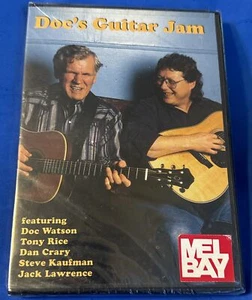 FACTORY SEALED DOC'S GUITAR JAM DVD ORIGINAL MEL BAY STICKERS DOC WATSON - Picture 1 of 2