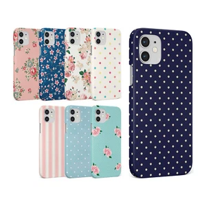CASE FOR IPHONE 16 15 14 13 12 11 SE 8 PRO MAX HARD PHONE COVER SHABBY CHIC CUTE - Picture 1 of 10