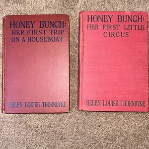 Honey Bunch Lot Of 2 HC By Helen Louise Thorndyke 1936-1945 - Foto 1 di 17