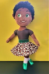 Glitter Baddiez Soft Plush Diverse Dolls Soft 15" Doll with Cheetah Dress - Picture 1 of 4