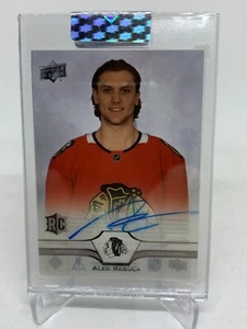 20/21 UPPER DECK CLEAR CUT ALEC REGULA CC-RE ROOKIE AUTOGRAPH AUTO CHICAGO - Picture 1 of 2