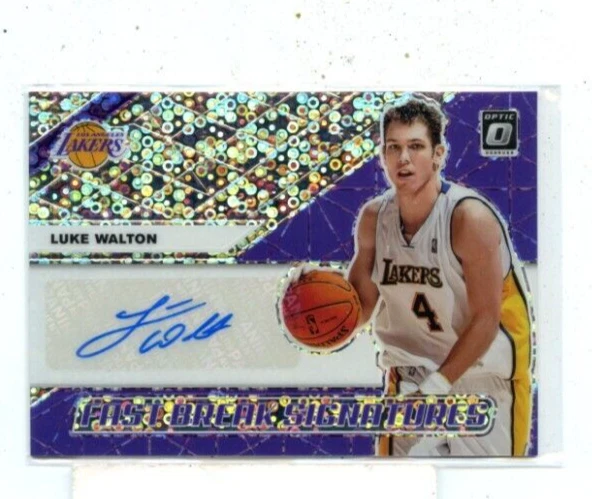 LUKE WALTON 2019-20 Panini Donruss Optic Basketball Fast Break Sig AUTO FB-LWT - Image 1 of 1