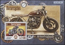Sierra Leone. 2015. Trasporto - Motociclette. Nuovo ** Foglietti ricordo