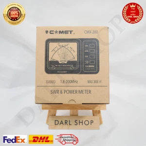Comet CMX-200 COMET SWR powermètre bande 1,8 - 200 MHz MAX 2KW (HF) NEUF - Photo 1/8