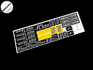 CUSTOM STICKERS for Magic Flash 5581 TOYS , MODEL BUILDS , BUILDING BLOCKS , etc - Picture 1 of 3