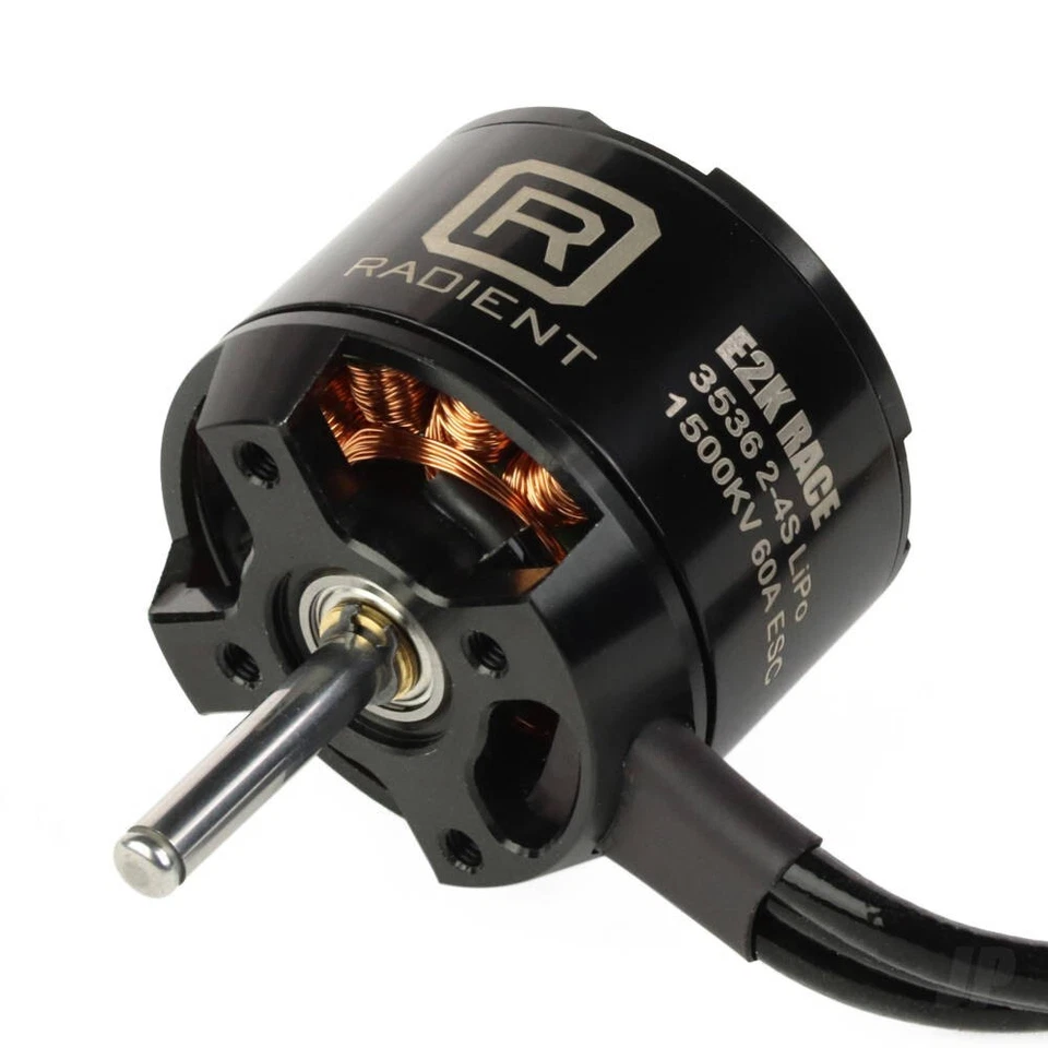 Radient Brushless Motor, 3536, 1500kV, 2-4S Li-Po, for E2K Racer. - Image 1 of 1