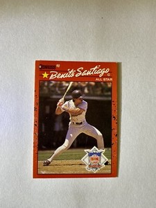 1989 Donruss Benito Santiago San Diego Padres Card #708 (NO DOT AFTER INC)