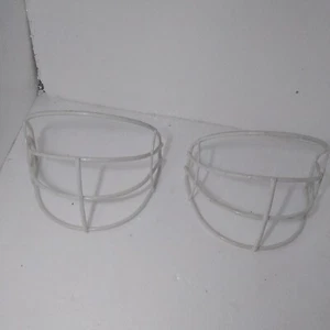 2 Schutt Batter Guards Facemasks/Faceguards - White Softball - Picture 1 of 4