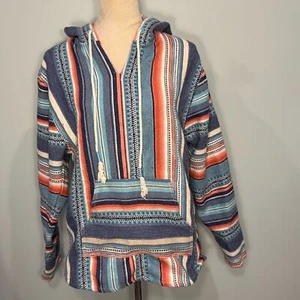 Poncho con cappuccio in cotone BEACH LIFE by LADRFT taglia S - Foto 1 di 6