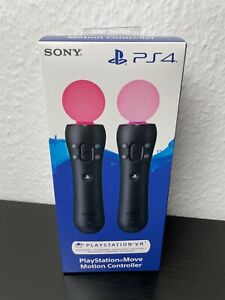 Sony PlayStation 4 Move Motion Controller V2 PS4 # Twin Pack Schwarz # NEU&OVP ✅