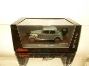 SCHUCO 2469 MERCEDES BENZ 170V HOLZVERGASSER - GREY 1:43 - VERY GOOD IN BOX - Imagen 1 de 8