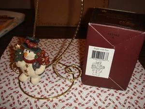 Boyds Bears Folkstone Ornament Jingles mit Baum #2563  - Bild 1 von 7