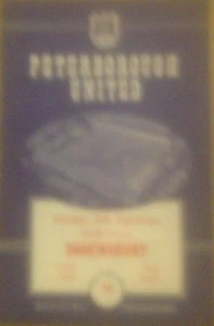PETERBOROUGH UNITED V SHREWSBURY TOWN - DIVISIÓN 3 - 25/9/61 - Imagen 1 de 1