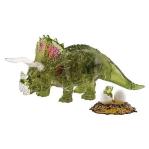 Puzzle 3D de Cristal Triceratops Verde - LatestBuy - Imagen 1 de 1