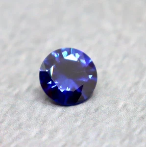 Loose Gemstone  6 Ct Ceylon Blue Sapphire Round Shape Christmas offer Best Offer - Picture 1 of 3