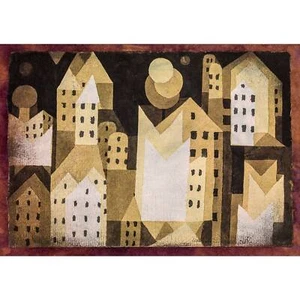 Paul Klee, Cold City, 1921, Semi-Metallic Gloss, A1 Size - Picture 1 of 10