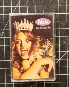 HOLE Live Through This CASSETTE 1994 TAPE VG+/VG+ GRUNGE Courtney Love LUDWIG - Picture 1 of 5