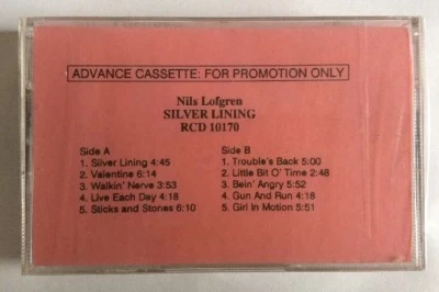 SEALED! Nils Lofgren  Silver Lining Cassette Tape ~ Bruce Springsteen Neil Young - Image 1 of 3
