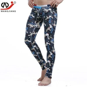 Winter Mens Thermal Pants Long Johns Cotton Sexy Underwear Elastic Underpants - Picture 1 of 16
