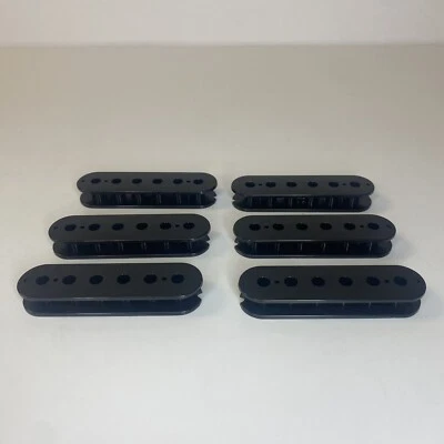 Gibson Guitar Style Black Humbucker 50mm Pole Spacing Pickup Bobbin Lot of 6 - Изображение 1 из 4