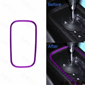 Automatic Gear Shift Surround Cover 11+ For Jeep Wrangler JK Purple Carbon Fiber - Picture 1 of 7