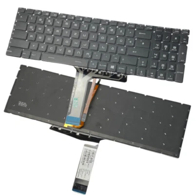 TRADE-SHOP Orig Laptop Tastatur Deutsch für MSI GE73VR 7RE 7RF Raider / mit Backlight (RGB)