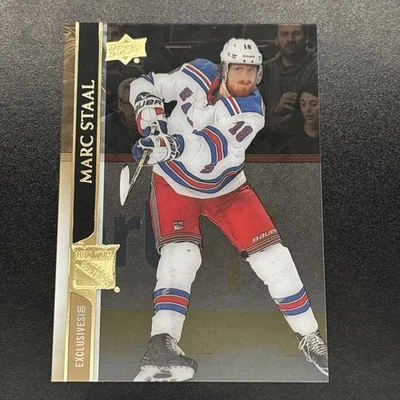 2020-21 Upper Deck Clear Cut UD Exclusives Marc Staal New York Rangers - Image 1 of 2