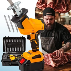 Brushless Motor Electric Meat and Bone Saw, 3000mAh Handheld Butchering Tool ... - Picture 1 of 7