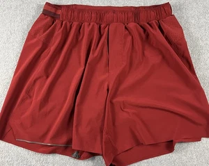 Pantalones Cortos Lululemon Surge 6" Entrepierna Para Hombre L Rojo Rendimiento 4 Vías Elastizados LM7A99S - Imagen 1 de 10