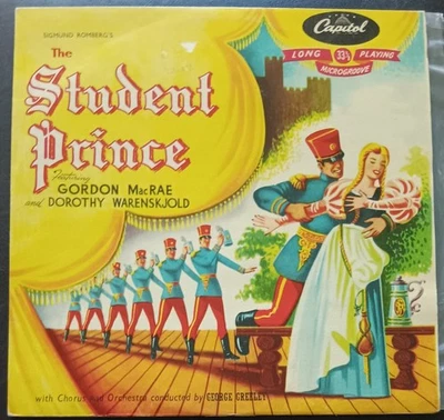Gordon MacRae, Dorothy Warenskjold – Student Prince - 10" LP excellent, cover VG - Image 1 of 3