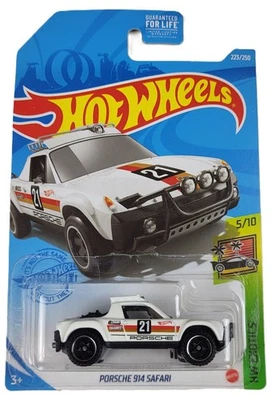 Hot Wheels 2021 Exotics • Porsche 914 Safari • Coche todoterreno fundido a presión blanco 1:64 Foto 1 de 3